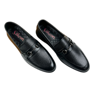 Premium Black Leather Loafers