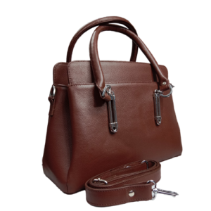 Premium Brown Leather Handbag