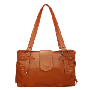 Premium Tan Leather Shoulder Bag