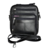 Premium Black Crossbody Messenger Bag