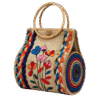 Premium Multicolor Floral Handmade Jute Handbag