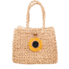 Sunflower Handmade Straw Tote Bag