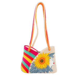 Sunflower Art Mini Shoulder Tote Bag