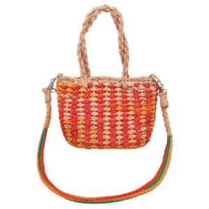 Handmade Multicolor Mini Crossbody Tote Bag