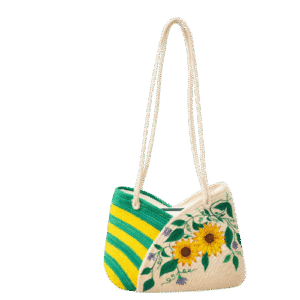 Sunflower Art Mini Shoulder Tote Bag
