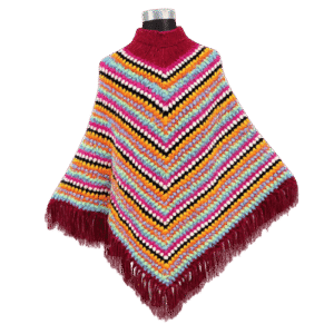 Handmade Crochet Colorful Shawl