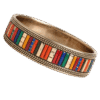 Multicolor Inlay Vintage Bangle