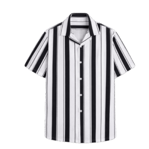 Alternative view of Premium Vertical Striped Short Sleeve Shirt