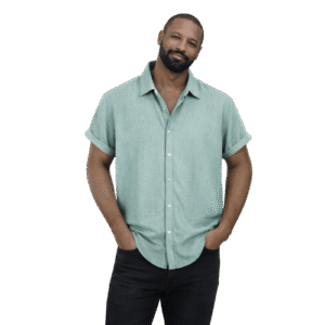 Premium Textured Short Sleeve Shirt