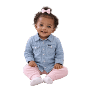 Kids Denim Shirt – Light Blue