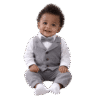 Boys Formal Waistcoat Suit Set (3-Piece Elegant Outfit)