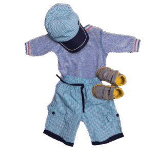 Alternative view of Cute Baby Casual Outfit Set (Top + Shorts + Cap)