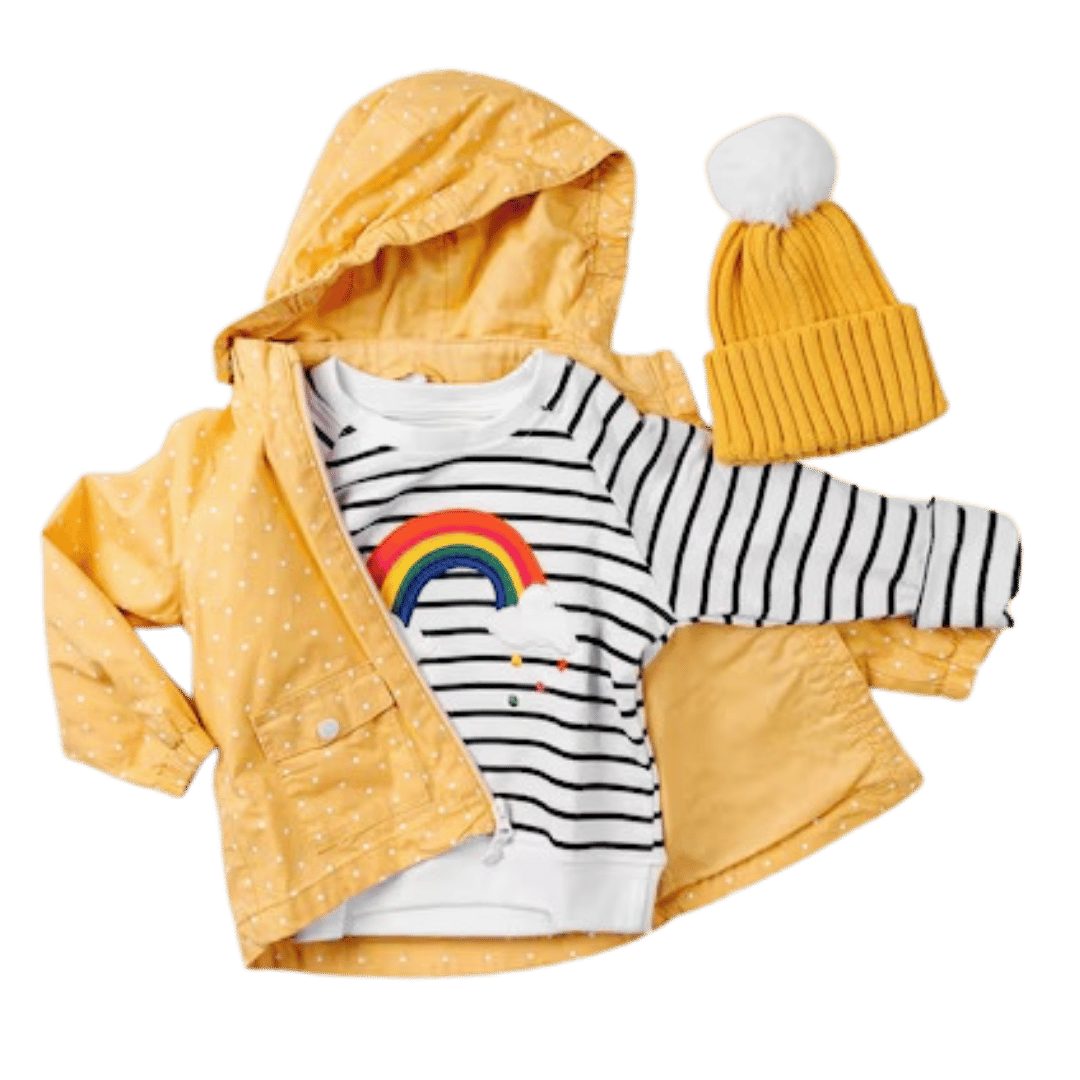 Baby Winter Outfit Set (Jacket + Top + Cap) - Image 2