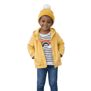 Baby Winter Outfit Set (Jacket + Top + Cap)