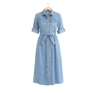 Alternative view of Women’s Denim Button-Down Midi Dress