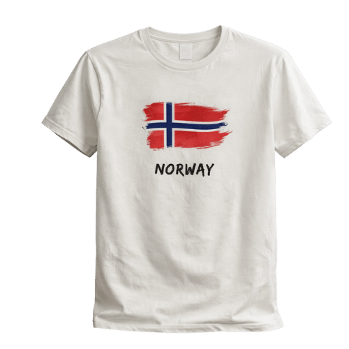 Norway Flag Graphic T-Shirt for Men - Image 2