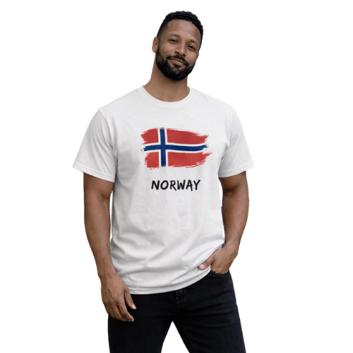 Norway Flag Graphic T-Shirt for Men