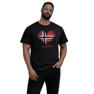 I Love Norway” Graphic T-Shirt for Men