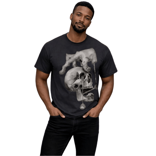 Skull Puppet Graphic T-Shirt