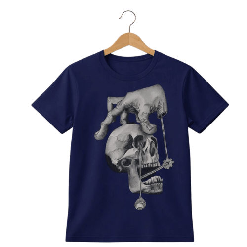 Skull Puppet Graphic T-Shirt - Image 2