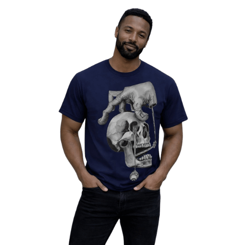Skull Puppet Graphic T-Shirt