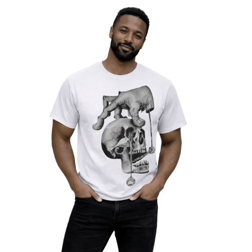 Skull Puppet Graphic T-Shirt