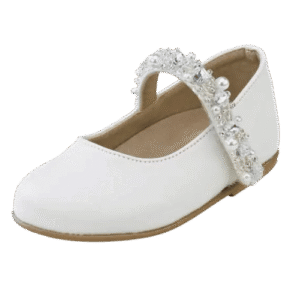 Girls' Pearl Strap Mary Jane Shoes