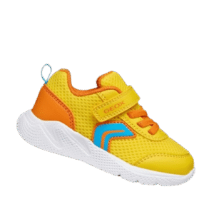 Baby Girls' Bright Yellow Sporty Sneakers