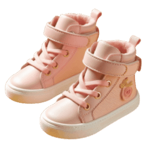 Baby Girls' Light-Up Sneakers with Princess Design