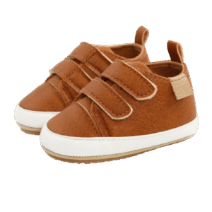 Baby Boys' Tan Velcro Sneakers