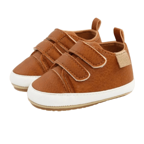 Baby Boys' Tan Velcro Sneakers