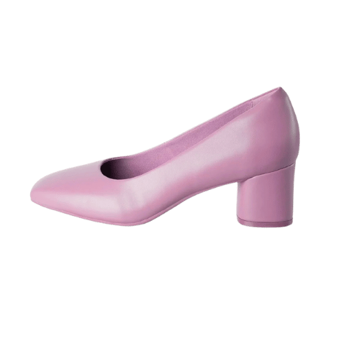 Women’s Lavender Block Heel Pumps