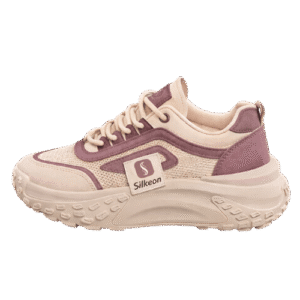 Women’s Purple and Beige Chunky Sneakers