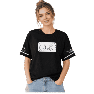 Cute Cat Graphic Oversized T-Shirt for Women
