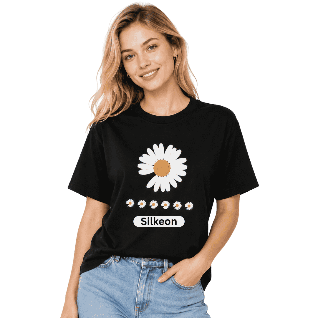 Daisy Bloom Graphic T-Shirt for Women