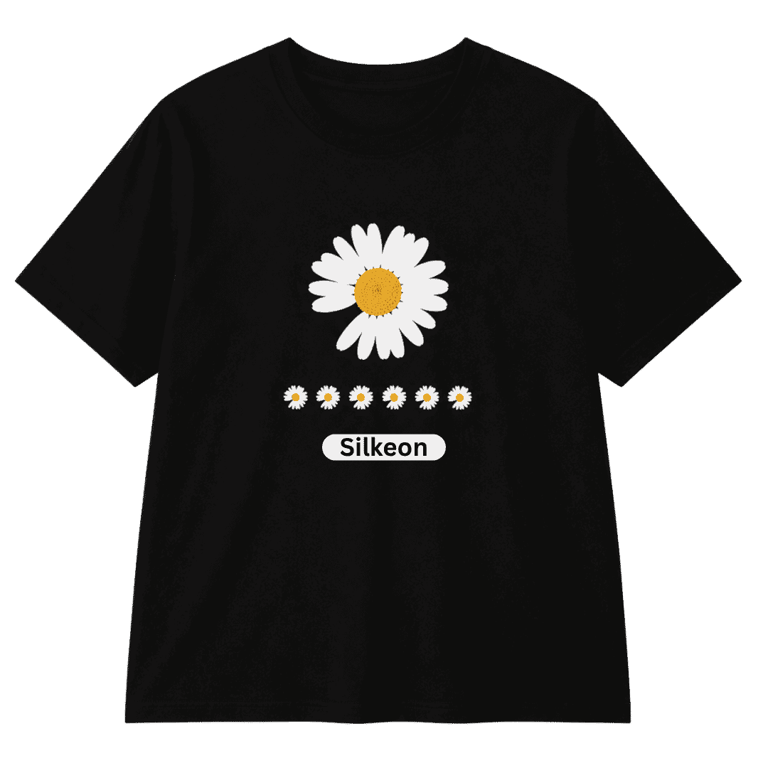 Daisy Bloom Graphic T-Shirt for Women (3) Daisy Bloom Graphic T-Shirt for Women