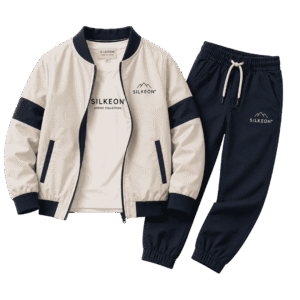 Bomber Jacket, T-Shirt & Jogger Set