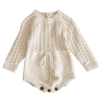 Nordic Cable Knit Baby Romper