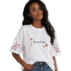 Floral Blossom Oversized T-Shirt for Women