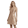 Premium Floral Embroidered Cocktail Dress for Women