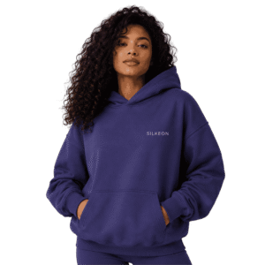 Premium Navy Blue Pullover Hoodie