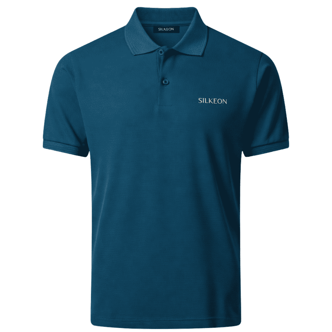Premium Teal Blue Polo Shirt