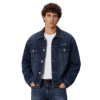 Premium Dark Navy Denim Jacket