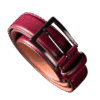 Premium Maroon Leather Belt