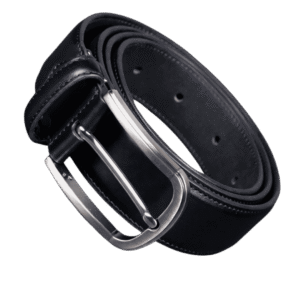 Premium Black Leather Belt