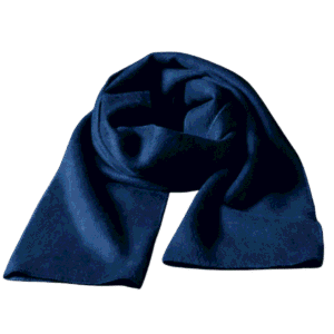 Premium Navy Blue Textured Scarf