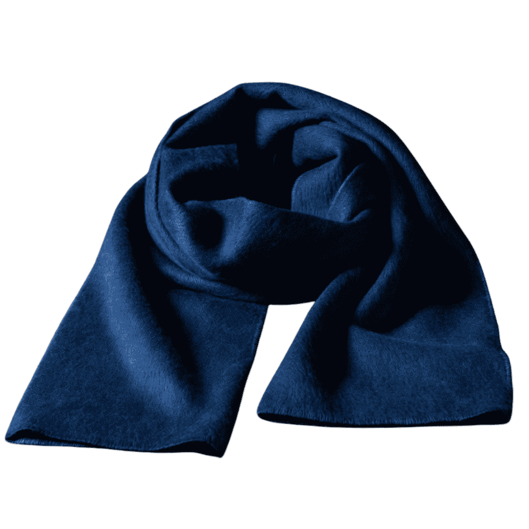 Premium Navy Blue Textured Scarf