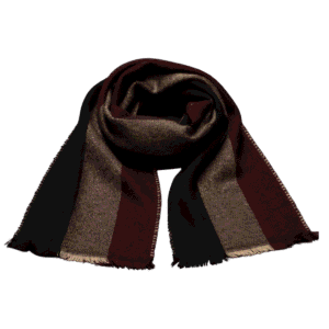Premium Multicolor Striped Textured Scarf