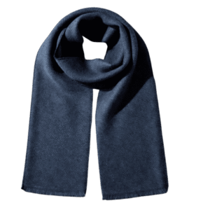 Premium Navy Blue Textured Scarf