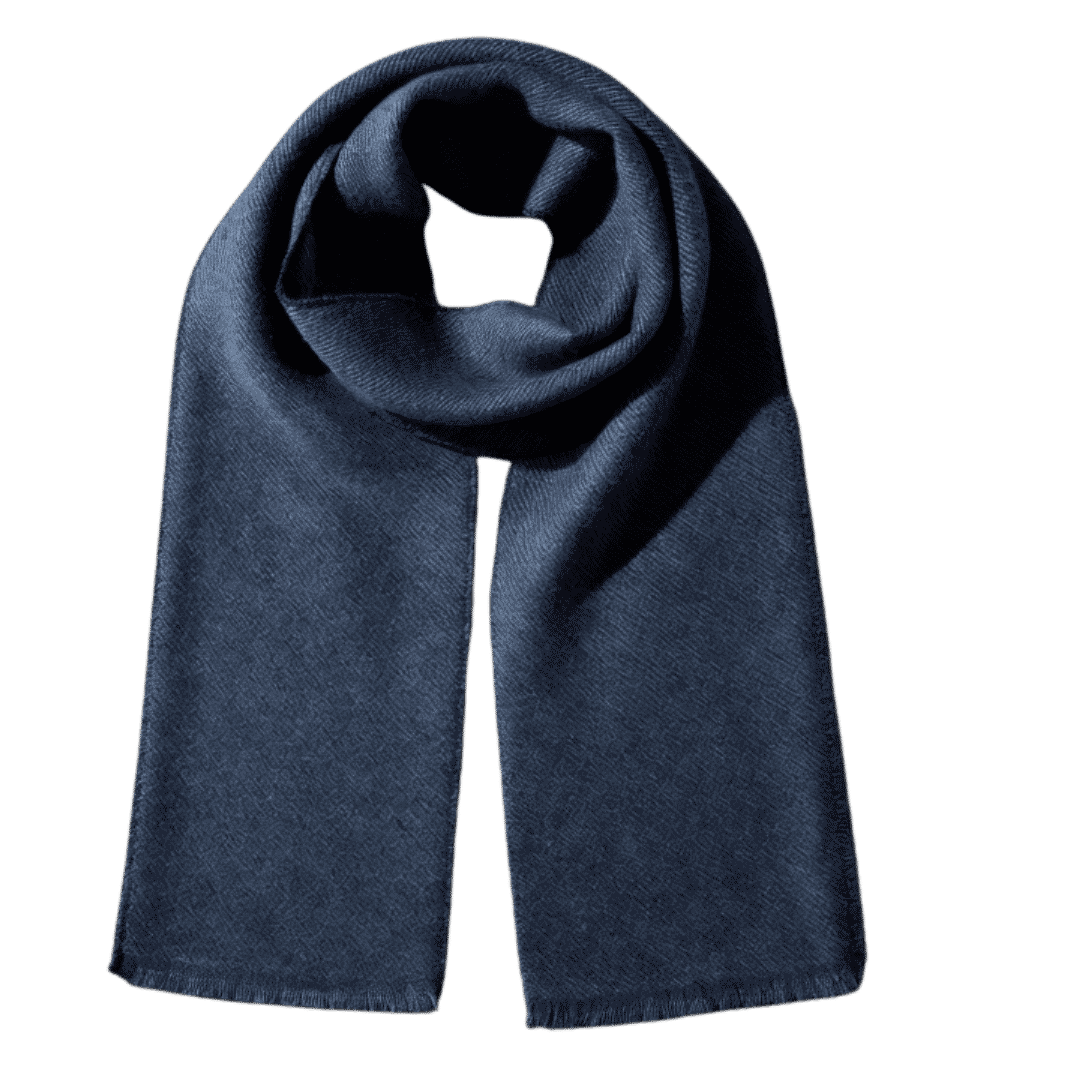 Premium Navy Blue Textured Scarf